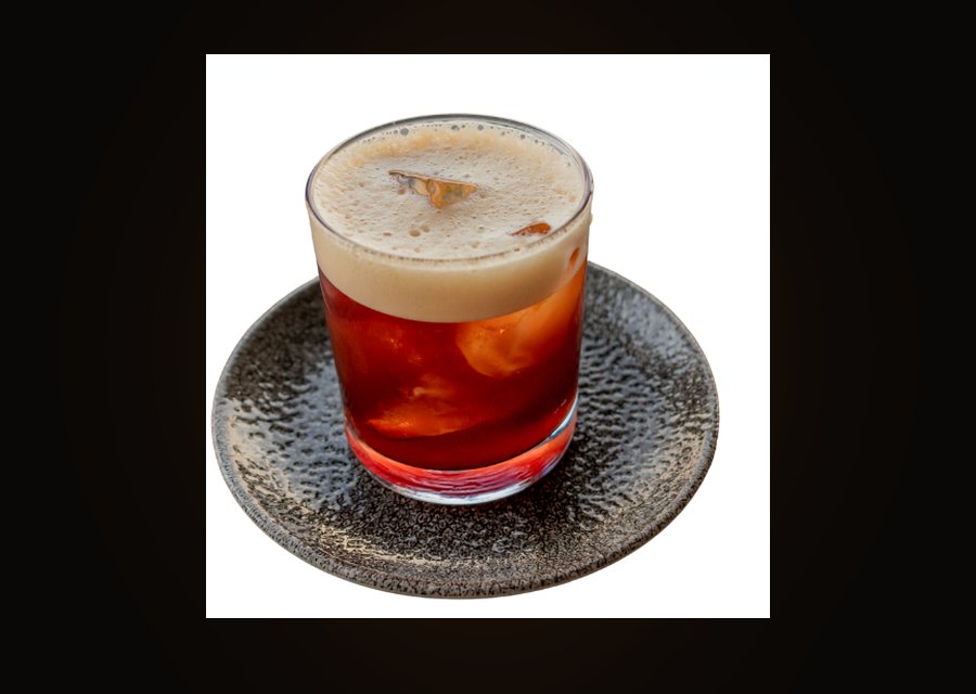 The signature Carajillo espresso cocktail