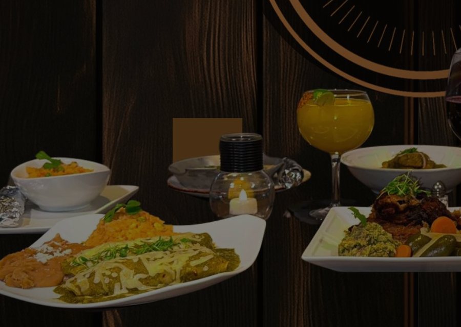 Carajillo Mexican food table spread — Downtown Las Vegas